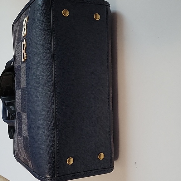 Karl Lagerfeld Paris Maybelle Crossbody Checkered Satchel - Picture 4 of 8